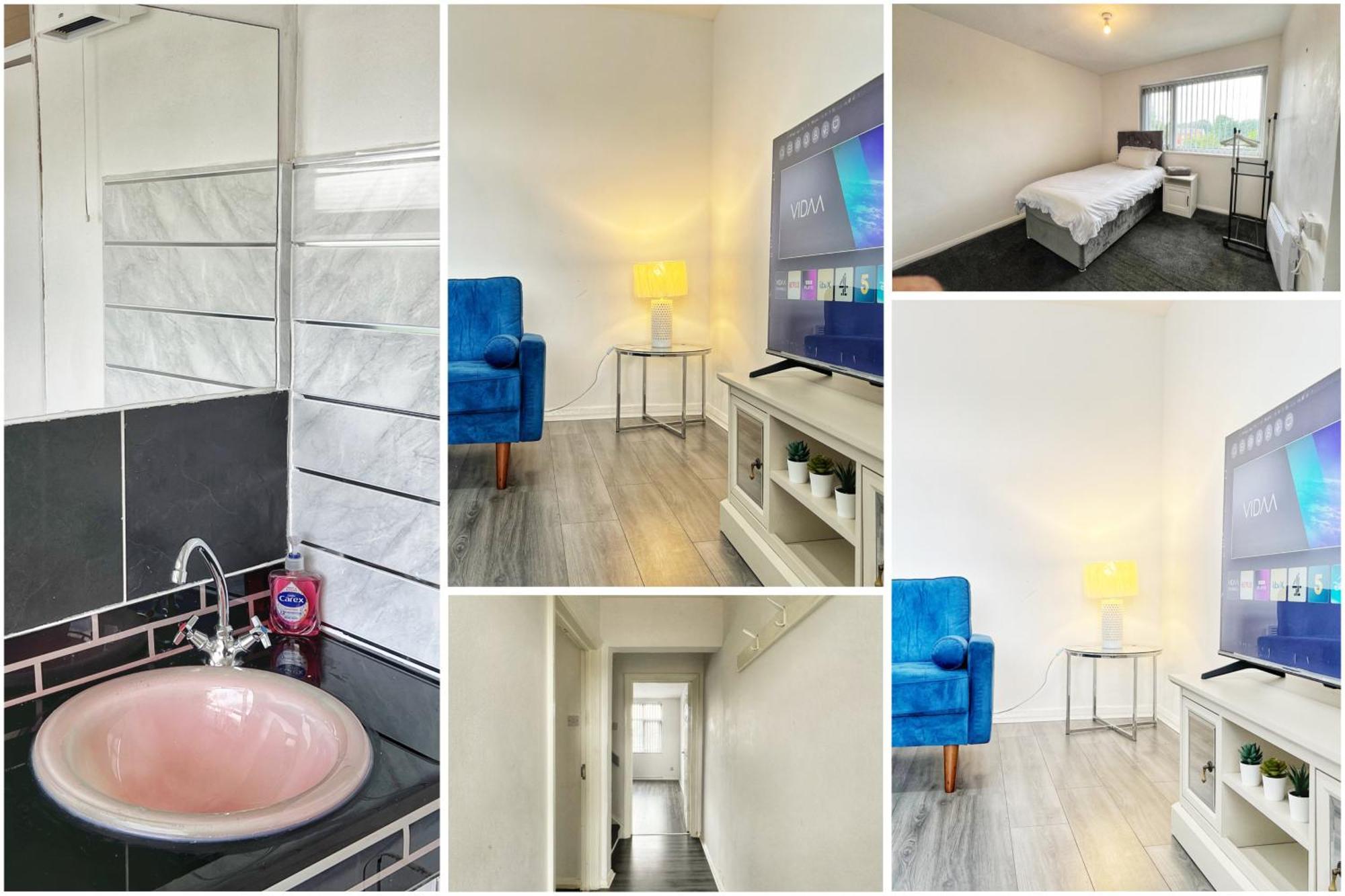 Rusholme Apartment - Sleeps 4 مانشستر المظهر الخارجي الصورة
